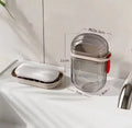 Portable Soap Holder Toothbrush Case Durable Plastic Travel Essentials, Easy-Clean Gym & Bathroom Accessories