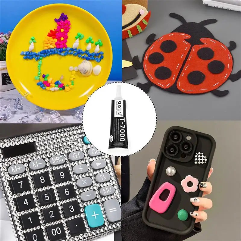 15/25/50/110ML T7000 T8000 B7000 Glue Repair Cell Phone Touch Screen Adhesive Electronic Components Glue With Applicator Tip