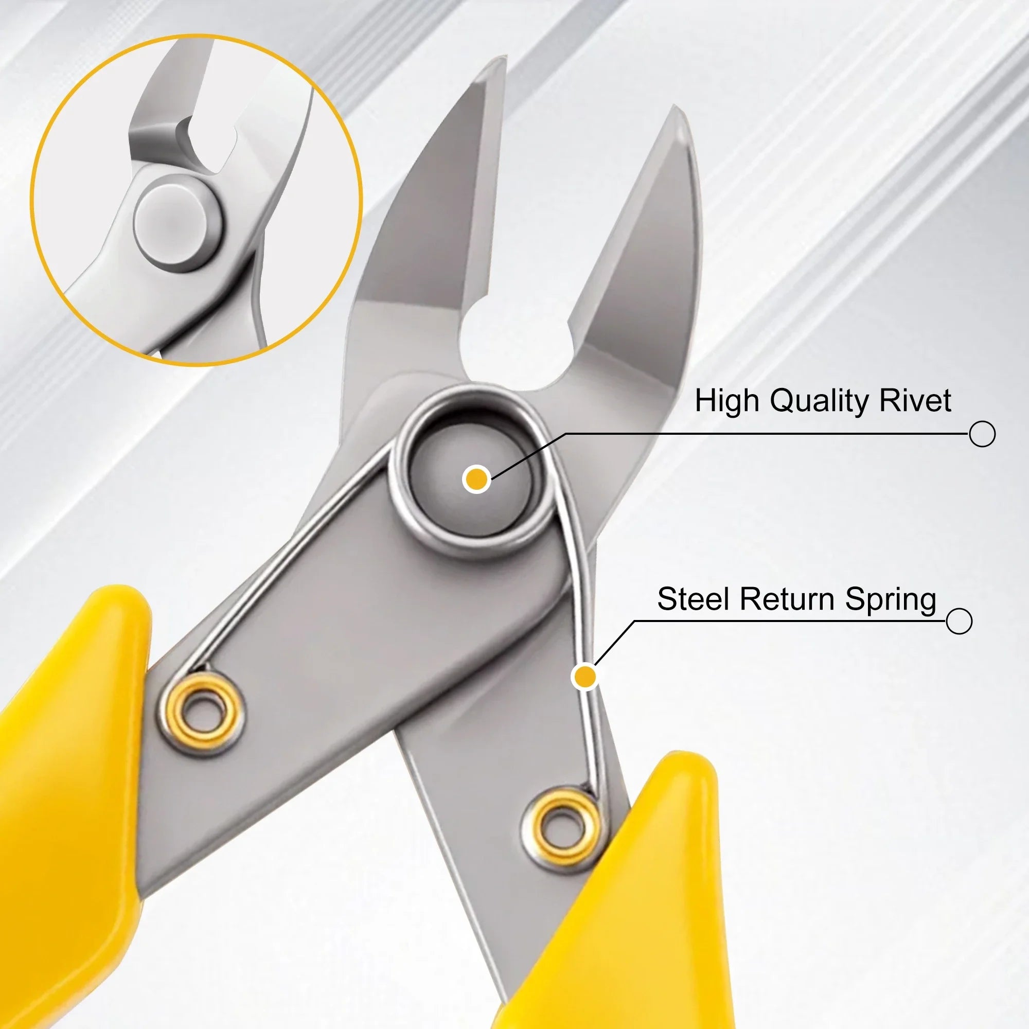 Stainless Steel  Diagonal Pliers High Hardness and Precision Electronic Wire Cutting Nipper Phone Repair Cable Wire Cutter Tool