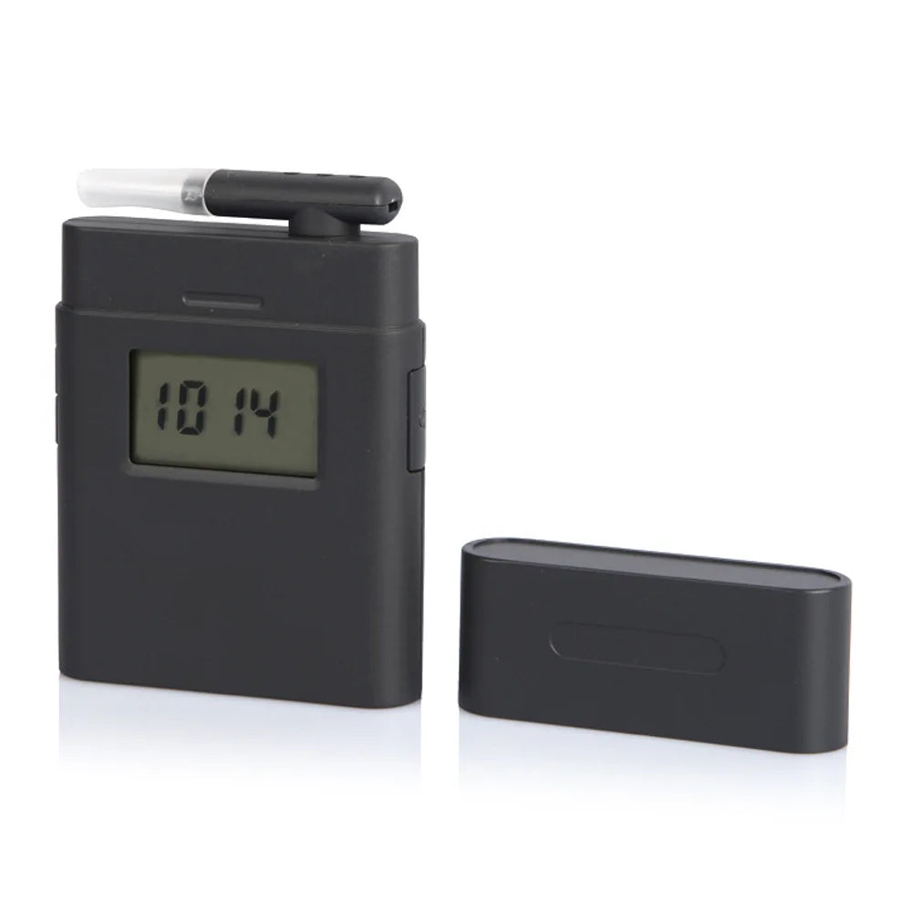 GREENWON LCD Display Mini Digital Breath Alcohol Tester Driving Breathalyzer BAC Analyzer with 5 Mouthpieces