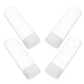 4Pcs Transparent Toothbrush Head Storage Case Portable Toothbrush Protector Travel Cover Electric Brush Head Holder