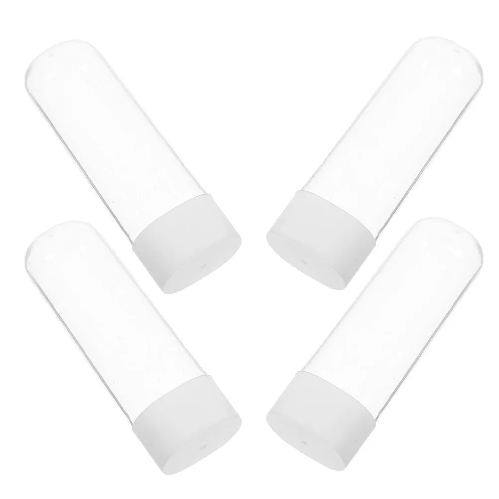 4Pcs Transparent Toothbrush Head Storage Case Portable Toothbrush Protector Travel Cover Electric Brush Head Holder