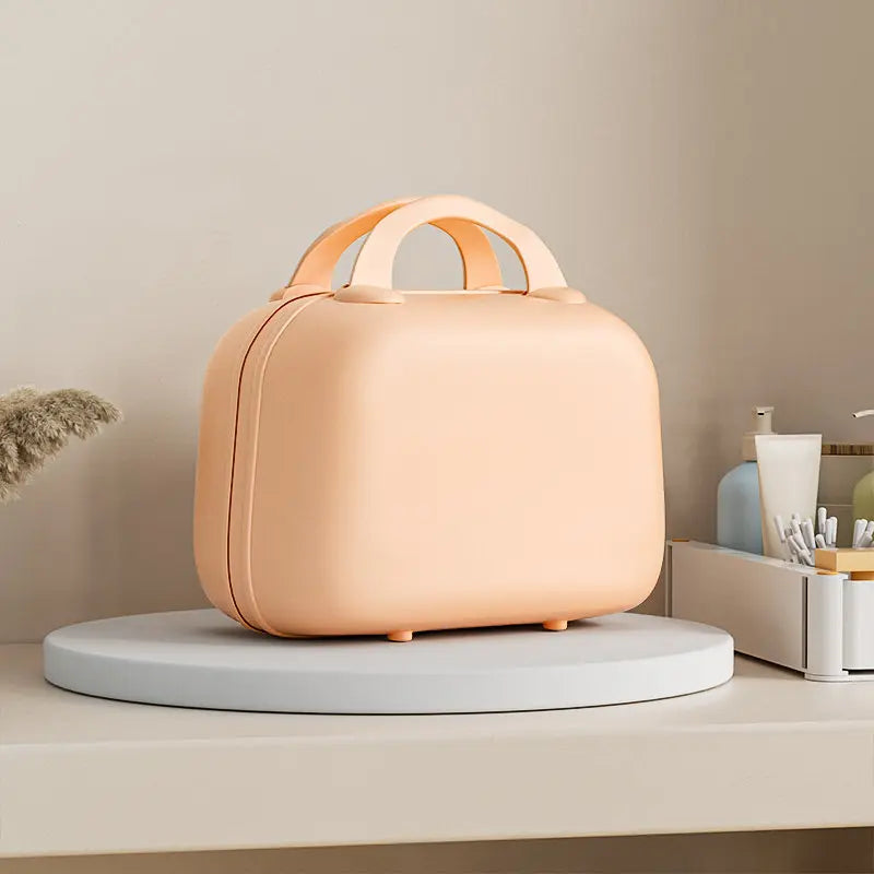 Small Handheld Suitcase Makeup Bag Women's Mini Additional Bag Can Be Hung on Trolley 14-inch Small Case Storage Bag