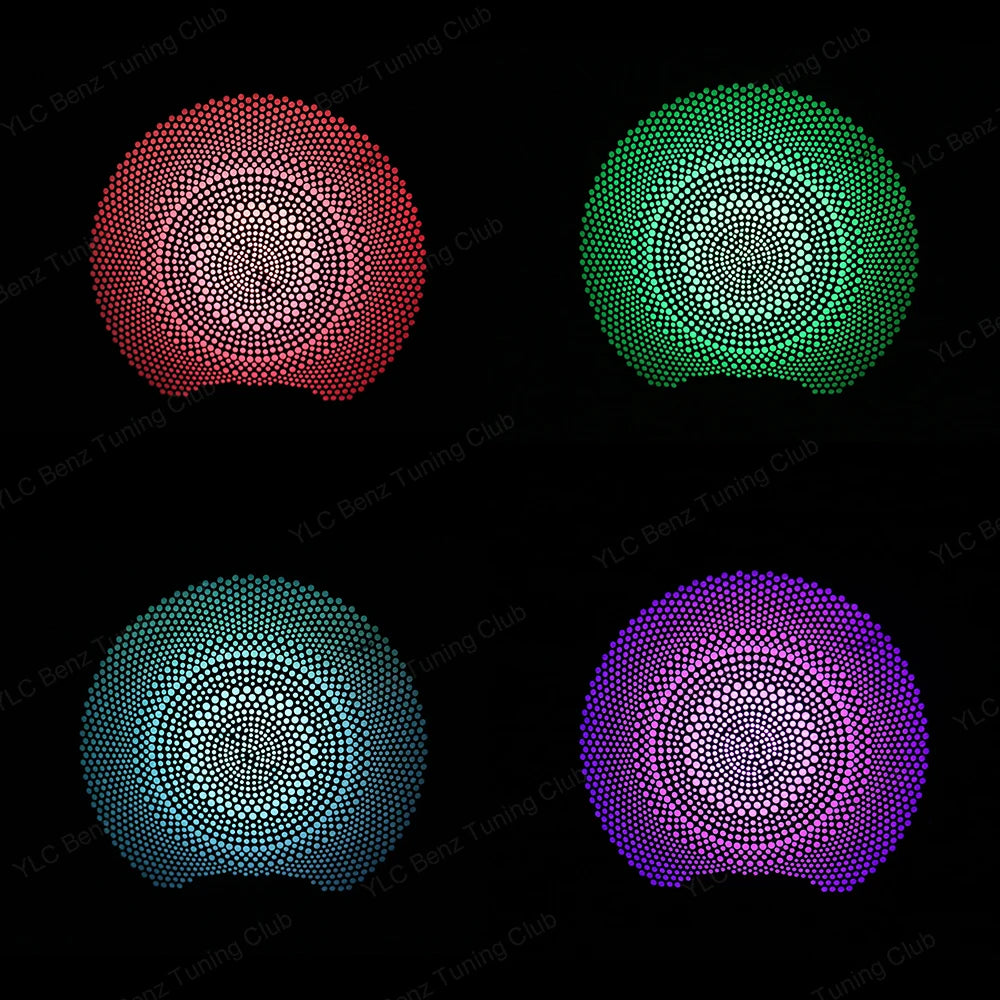 Ambient Light 3/64 Colors For Mercedes-Benz C-Coupe W205  Car Accessories Interiors LED Vents Speaker Decorative Light Retrofit