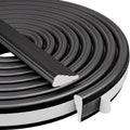 4M Wedge-Shape Foam Weather Stripping Door Seal Strip self-adhesive high density PU weatherstrip Gap Filler for Doors Frame