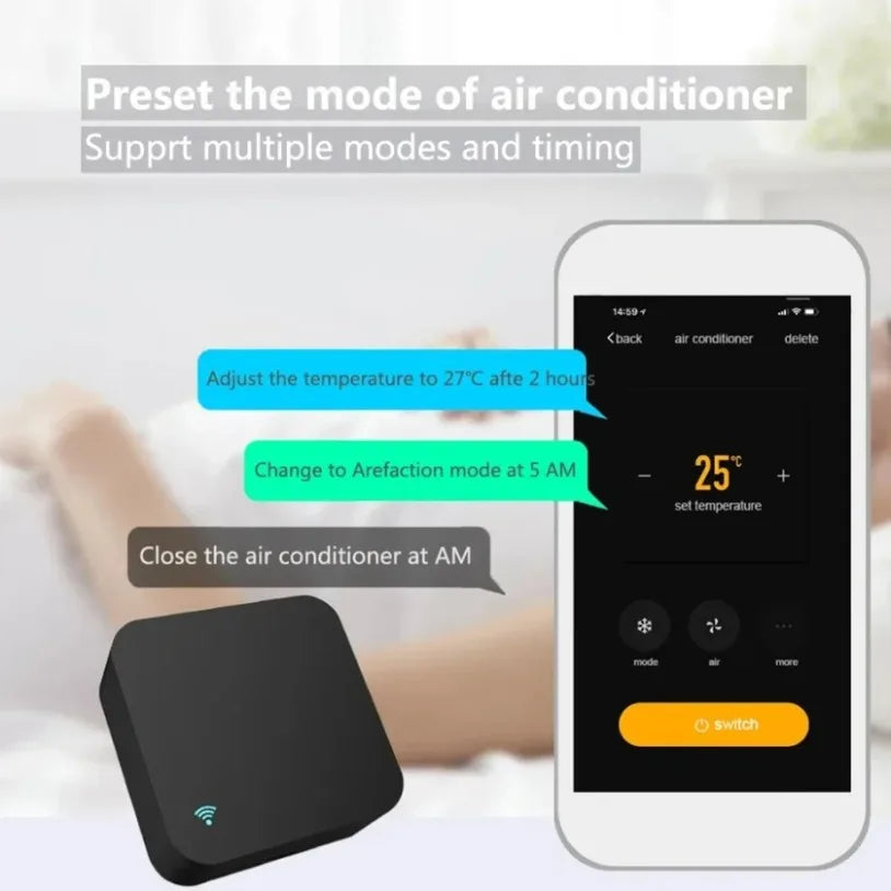 Tuya Zigbee 3.0 Smart IR Remote Control For Alexa Google Home For AC TV Smart Home Blaster Infrared Universal Remote Controller