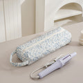Quilted Soft Portable Carrying Case Zipper Hair Air Wrap Dryer Case Cute Cozy Soft for Skincare Beauty Accessories Brushes