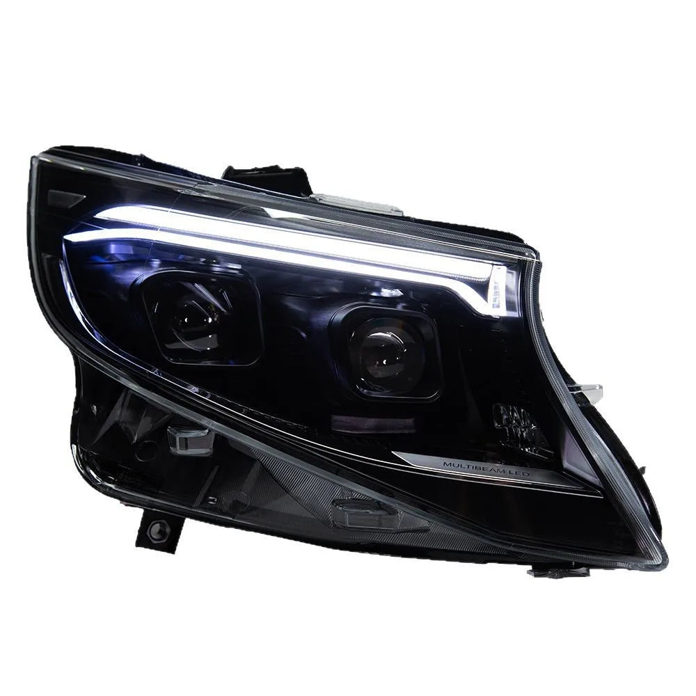 Headlight Assembly For 2016-2017 2018 2019 2020-2025 Mercedes Benz Vito W447 Startup METRIS with Startup Animation，headlight