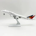 Airplane Scale 1:250 B747 Philippine Airways Aircraft Model 30cm Resin Simulation Aircraft Toys Child Aviation Enthusiast Gift