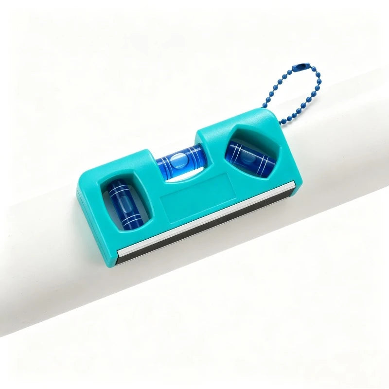Mini Magnetic Spirit Level Portable High Precision Bubble Level Ruler, Small Balance Measuring Tool for Engineering Construction