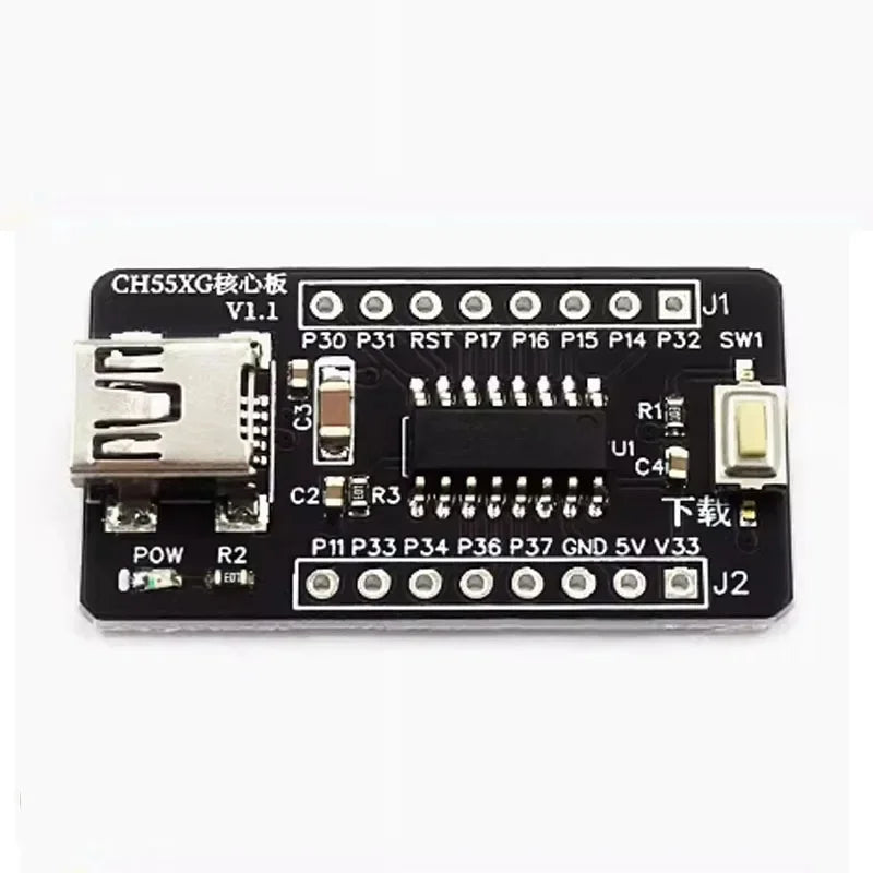CH552G core board 51 MCU development board CH551G system board CH554 learning  USB communication download