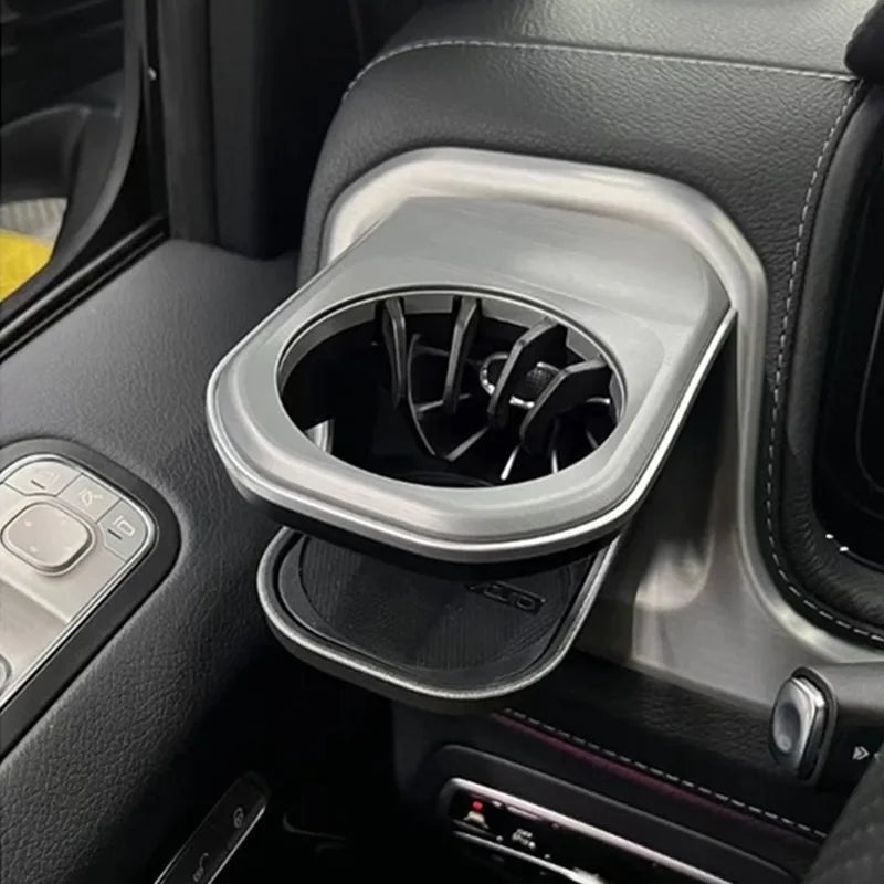 For Mercedes-Benz G-Class G500, G63, G350, G400, G450 Modification, Air Outlet Cup Holder, Beverage Holder, Handle, Storage Box