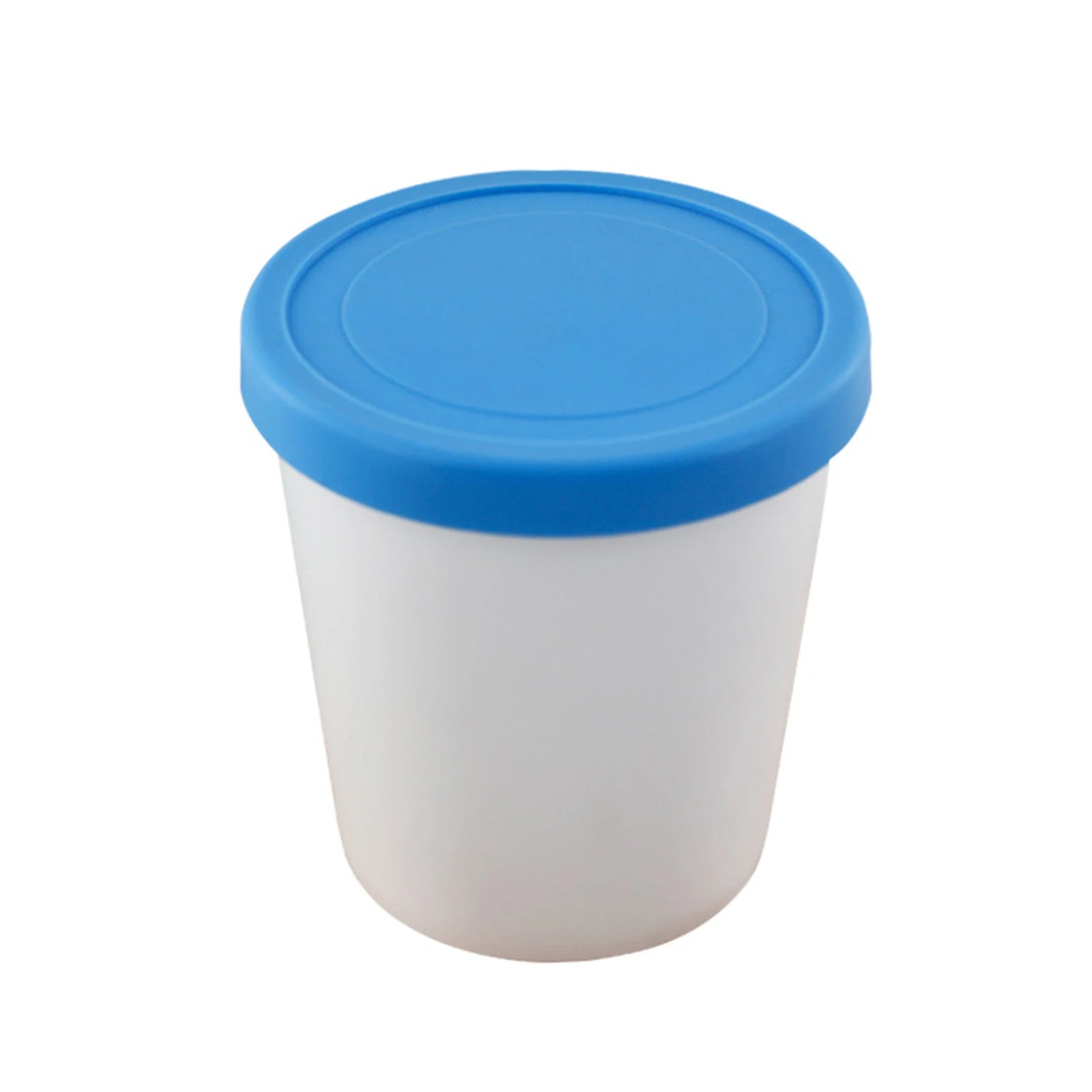 Ice Cream Cups Container Dessert Freezer Storage Cup Tub Lid Containers Plastic Round Tubs Dessert Food Storage Container