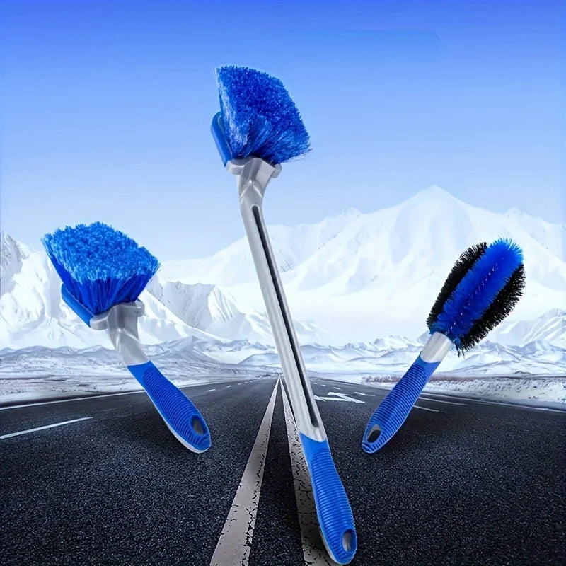 Caravan Tyre & Wheel Brush Car Cosmetic Maintenance Cleaning Brush Car Wash Tools