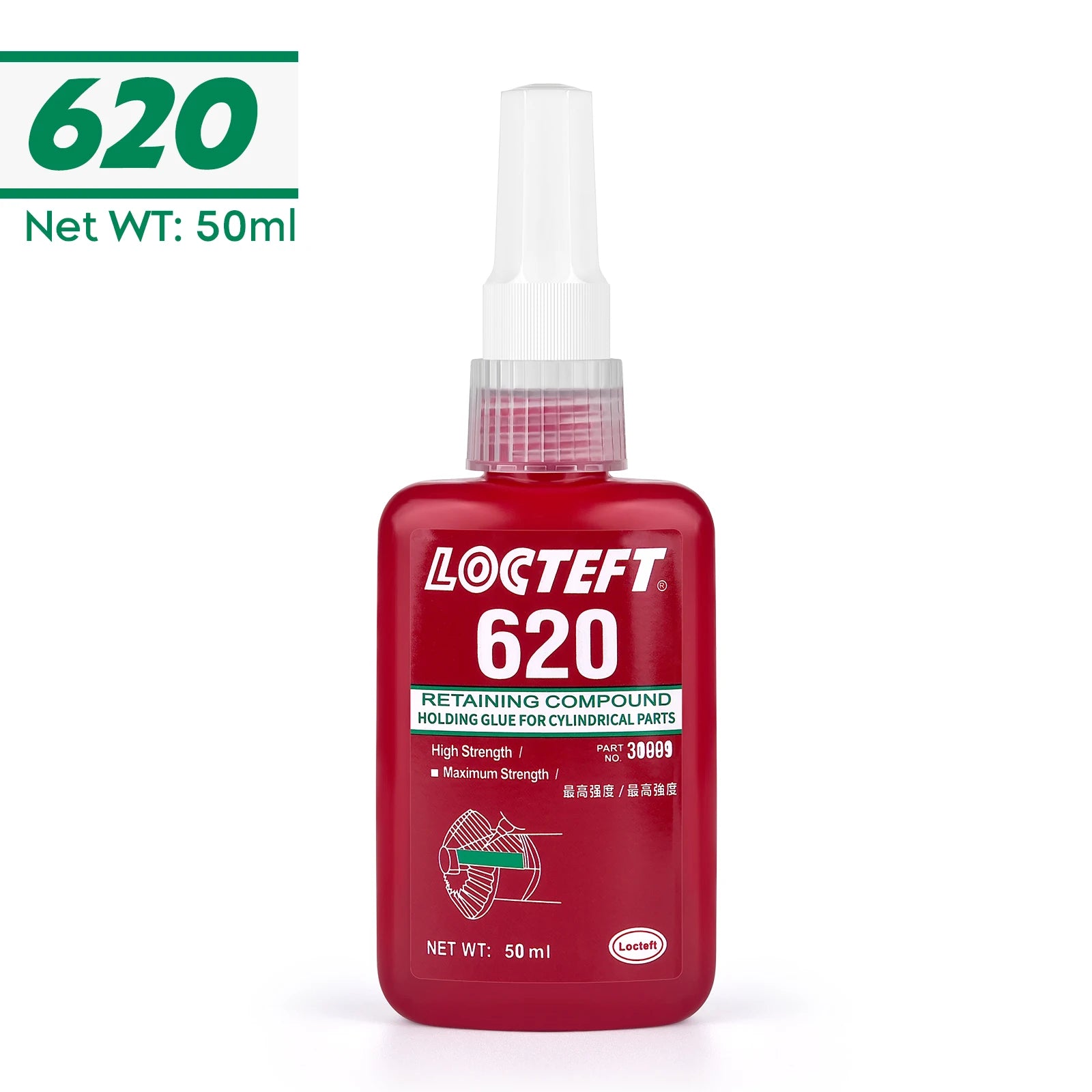 50ml Threadlocker 222 242 243 263 271 272 290 Screw Glue Quickly Cured Thread Locking Agent Anaerobic Adhesive Glue Anti-Loose