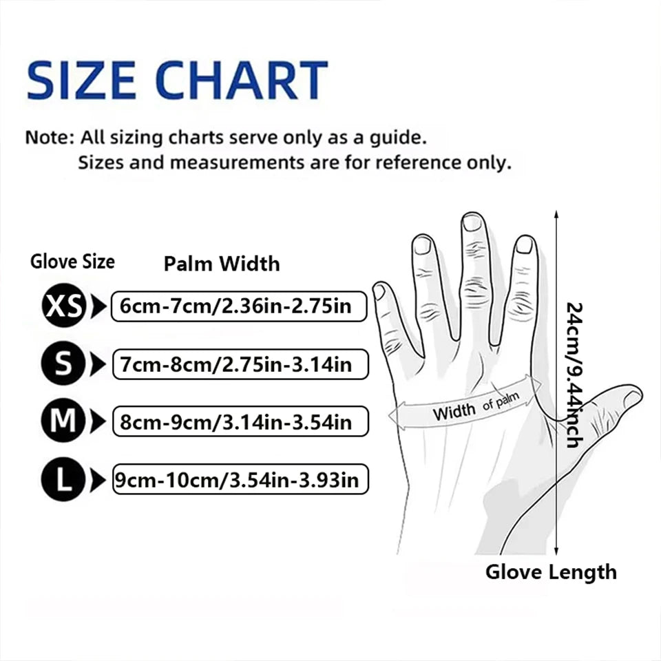 50/100PCS Deep Pink Nitrile Gloves Powder Free Disposable Waterproof Gloves for Cleaning Household Beauty Salon Supplies