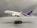 Scale Aircraft B787 Thailand Airways Model Plane 43cm Diecast Airplane Resin With Lights And Wheels Boys Collectible Miniatures