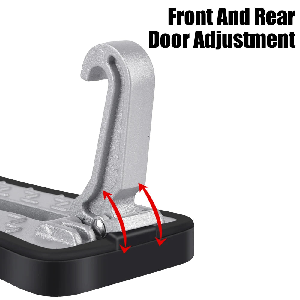 230kg Loading Car Door Pedal Roof Rack Latch Hook Holder Foot Step Pedal Extender Emergency Hammer 2 In 1 Automotive Accessories