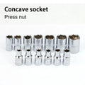 13Pcs Socket Wrench Set Hex Metric 6 Point Socket Head Bit Sleeve Kit  1/4" 4 4.5 5 5.5 6 7 8 9 10 11 12 13 14mm
