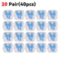 Reusable Waterproof Soft Silicone Earplugs Noise Reduction Sleeping Ear Plugs with Storage Box for Swimming Surfing Snorkeling