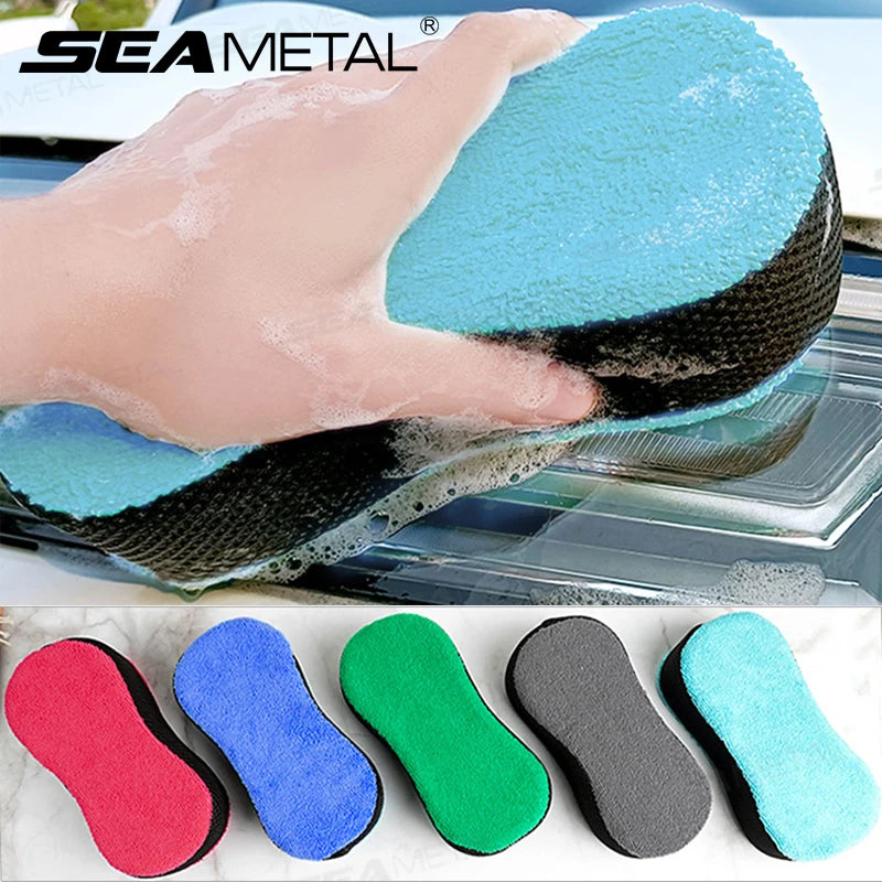 SEAMETAL Car Wash Sponge High-Density High Water Absorption Cleaning Sponge Block Removal Dust Polishing Car Foam Washing Sponge