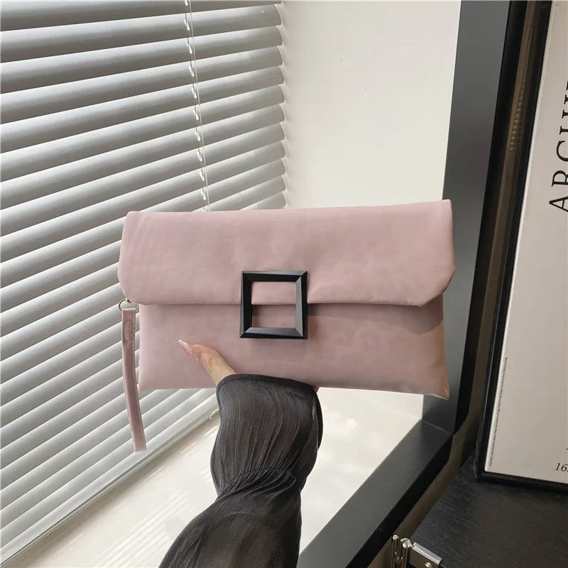 New Fashion Leopard Print Clutch Bag for Women Casual Chic Ladies Handbag Retro Trendy Envelope Bag Female Square Bag Purses