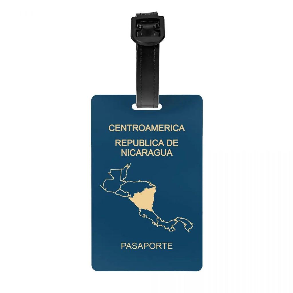 Custom Mexico Passport Luggage Tag With Name Card Privacy Cover ID Label for Travel Bag Suitcase