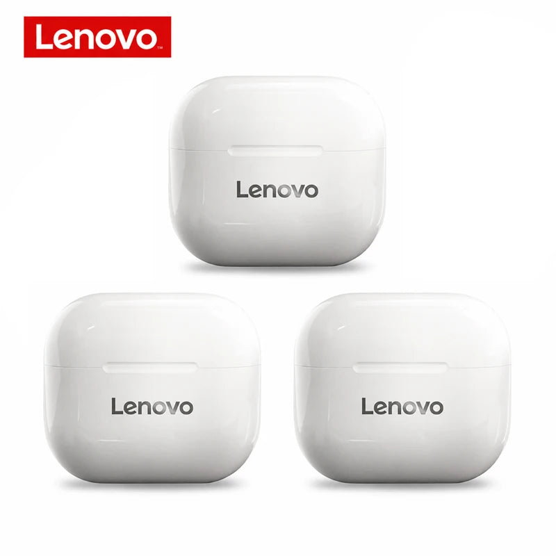 Original Lenovo LP40 Bluetooth Earphone 5.0 Immersive Sound HIFI TWS With Microphone Touch Control For Long Standby Time Motion