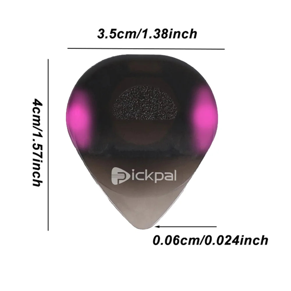1-3pcs Touch Luminous Guitar Pick Plastic Bass Plectrum Plastic Glowing Guitar Picks w/h LED Light Musical Instruments Parts