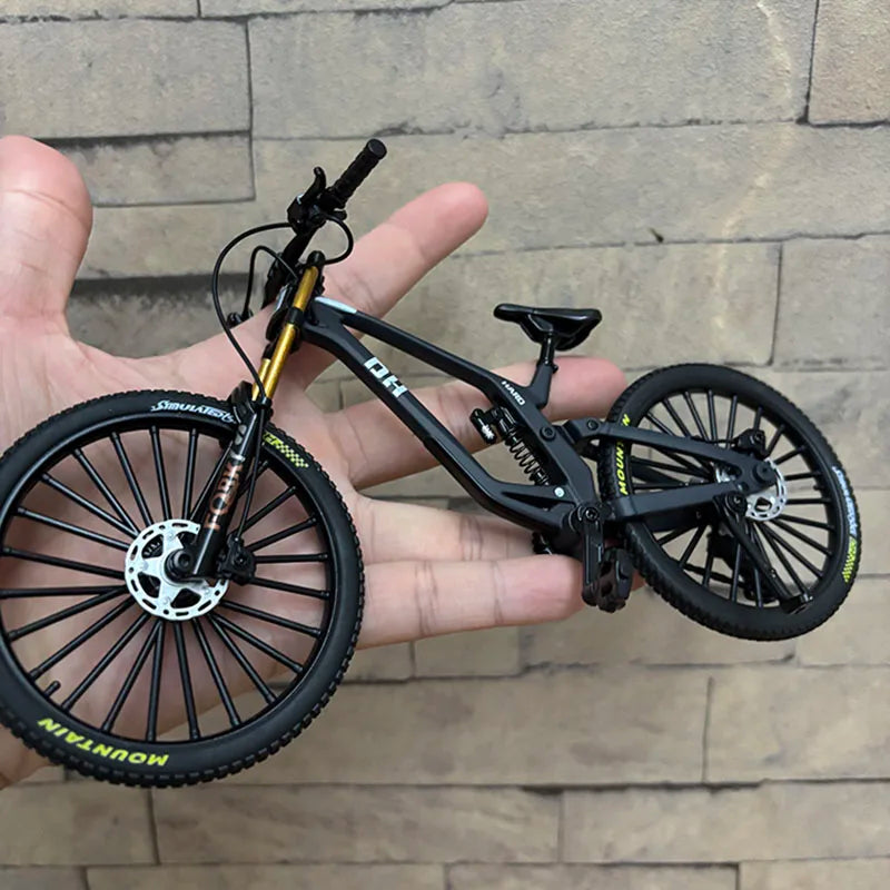 1:8 Model Alloy Bicycle Diecast Mini Finger Bikes Toys Simulation Collection Gifts Toys for Boys 41A