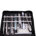 46pc/Set Vegetable Fruit Culinary Carving Tools Durable Stainless Steel Blade Plastic Handle Watermelon Cutting Slicing DIY Tool
