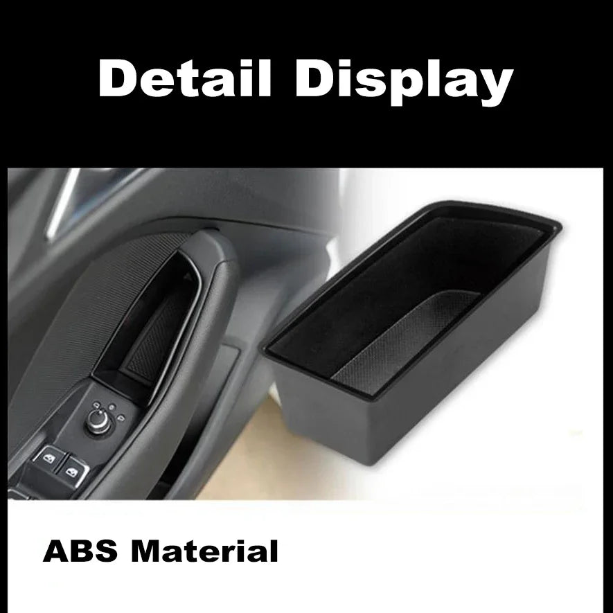 Car Door Storage Box  For Audi A4  A5  A5 Copue  Door Organizer Auto Interior Accessories  Car Interior Organizing Solution