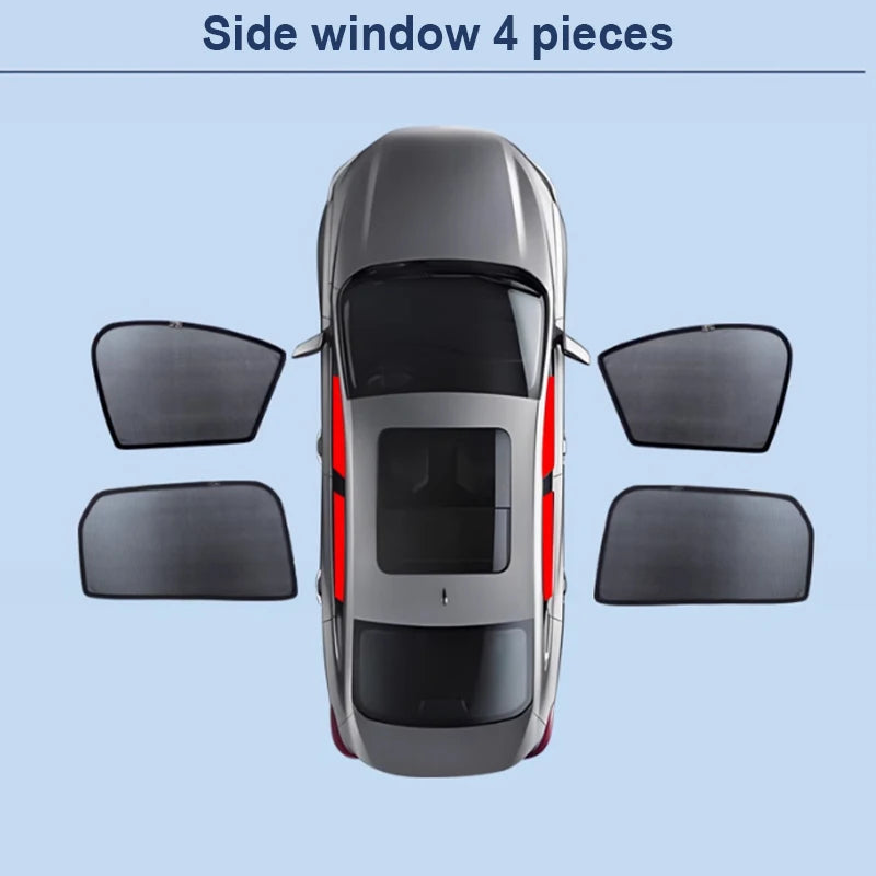 Car Sun Shades For Toyota Corolla E210 2020 2021 2022-2025 Sedan Sunshades Magnetic Heat Insulation Window Visor Accessories