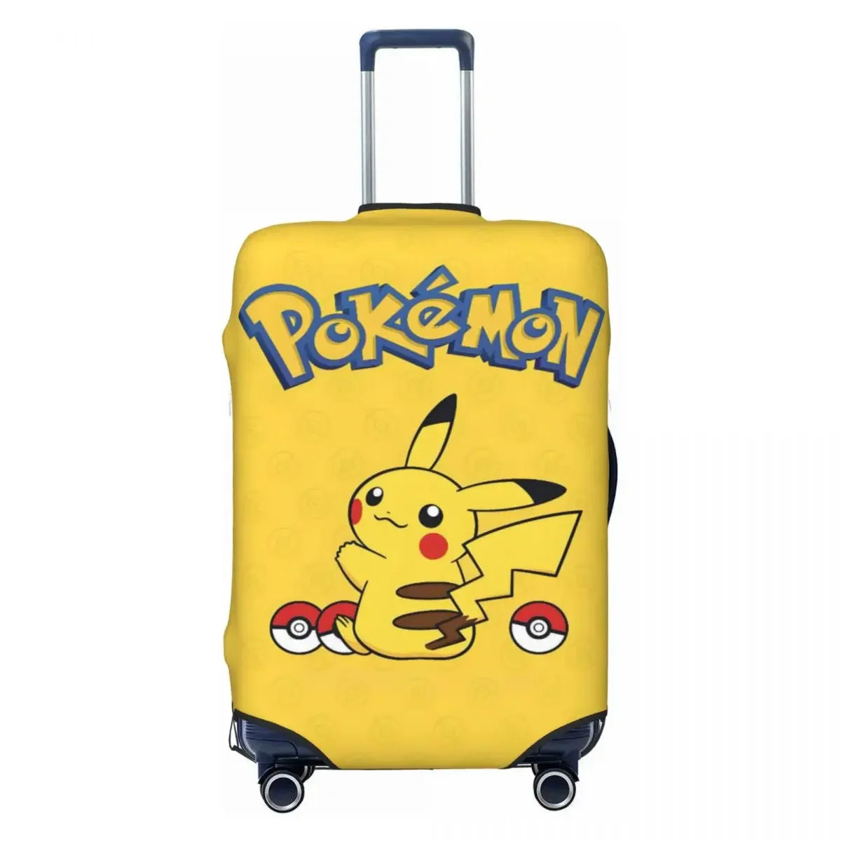Premium Durable Luggage Cover P-Pikachizer Print Elastic 18-32 Inch Suitcases Dust Resistant Anti-Scratch Washable For Travel