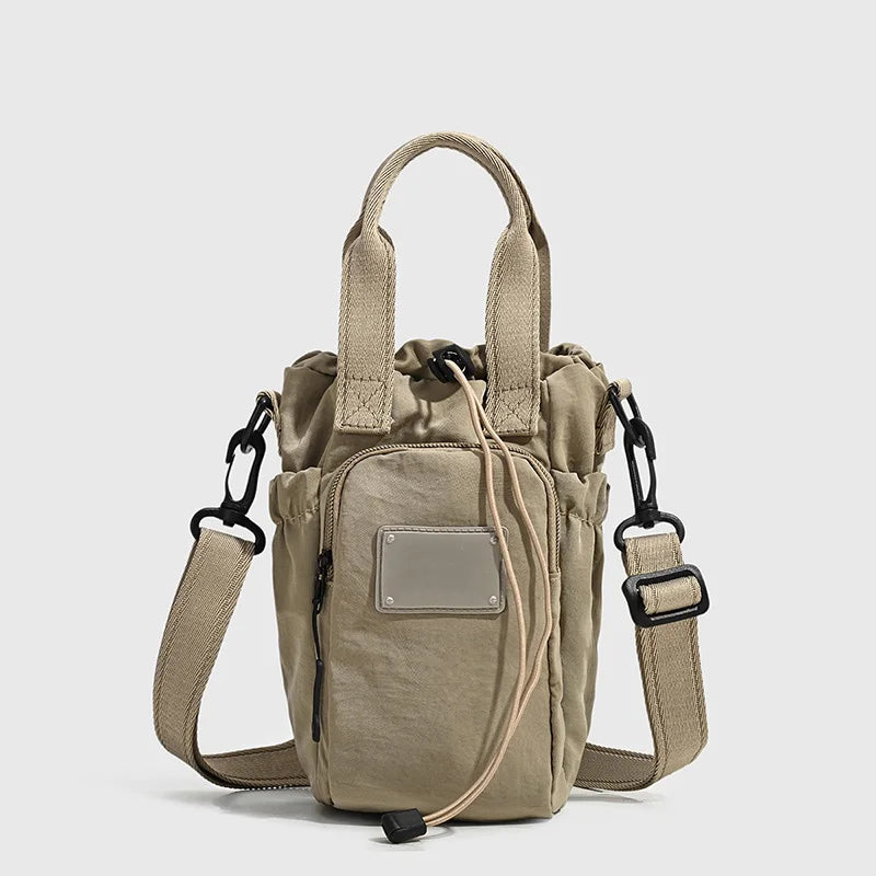 Water Bottle Carrier Bag Water-resistant Crossbody Bag Women Versatile Large Capacity Yoga  Running Sports Outdoor Portable Bag