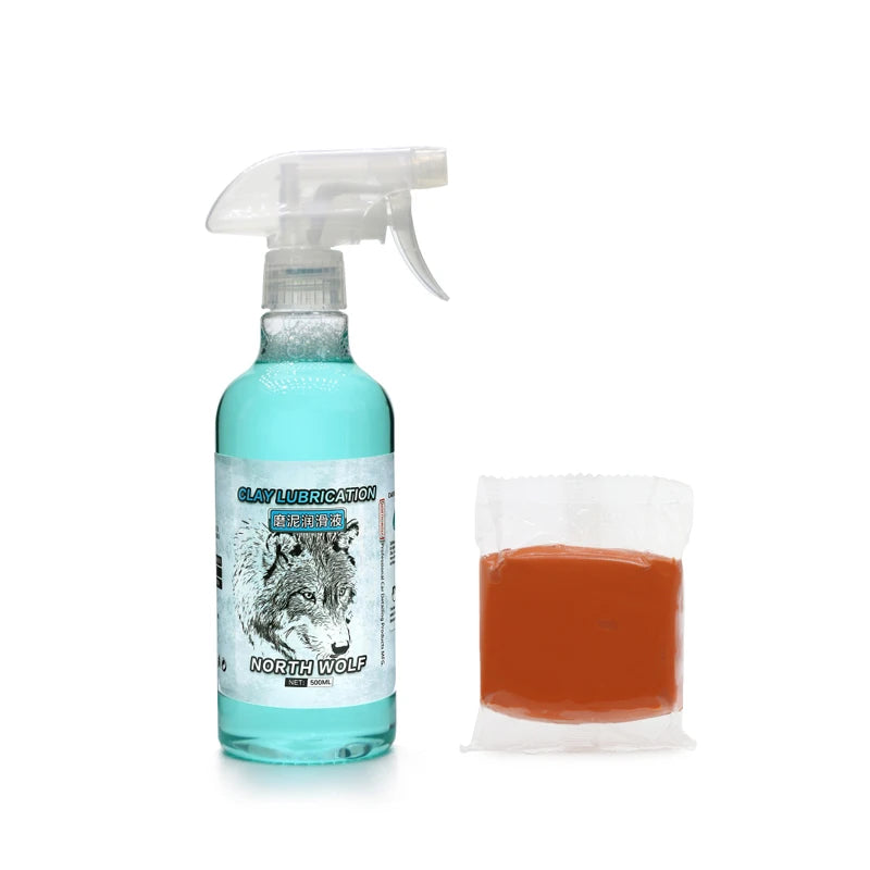 DETAILING 100g Car Magic Clay Bar Car Cleaning Clay Bar Auto Detailing Cleaner Fine Medium Heavy Grade 500ml Car Lubricant