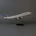 B747 Air France Airplane Model 1/150 Airline 747 Plane Model Light and Wheel Landing Gear Plastic Model Toy Collection or Gift