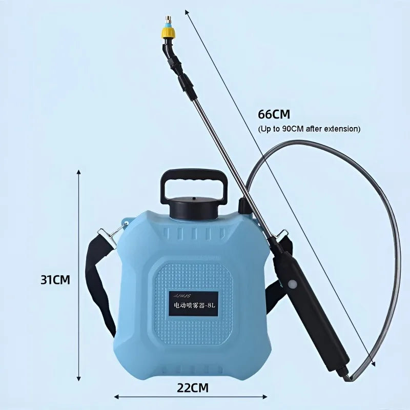 5L/8L USB Rechargeable Electric Watering Can Portable Lawn and Garden Watering Disinfection Sprayer Horticultural Farm Tools