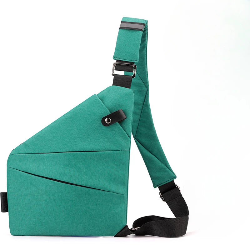 Right Shoulder Bag Chest Bag Men's Lightweight Large Capacity Crossbody Bag Miscellaneous Storage Shoulder Bag Purses Handbag