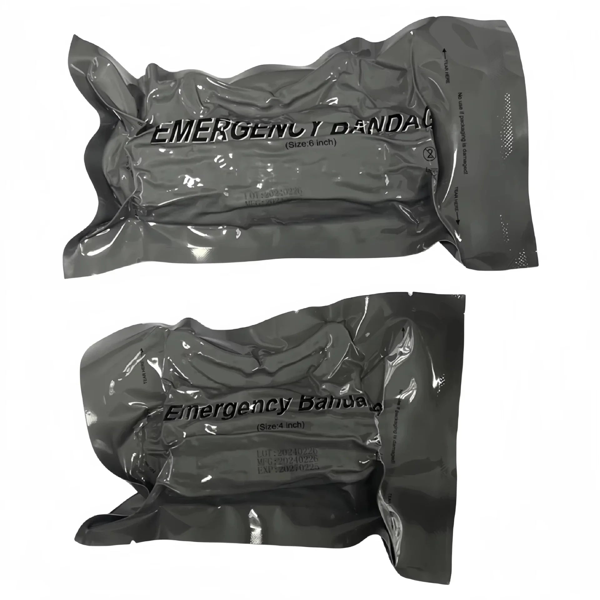 2026 Israeli Bandage 4/6inch, Emergency Trauma Kit for Outdoor Camping Hiking,Professional First Aid Wound Care Pressure Bandage