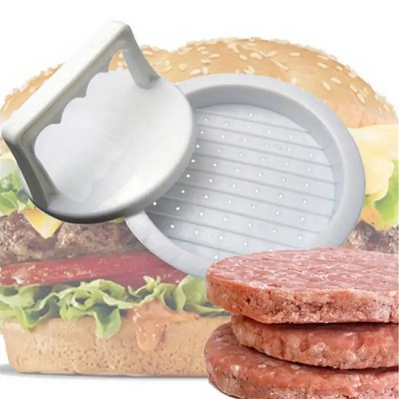 Round Shape Hamburger Meat Press Tool Beef Grill Burger Press Patty Maker Mold Meat Tools Kitchen Outdoor Barbecue Meat Press