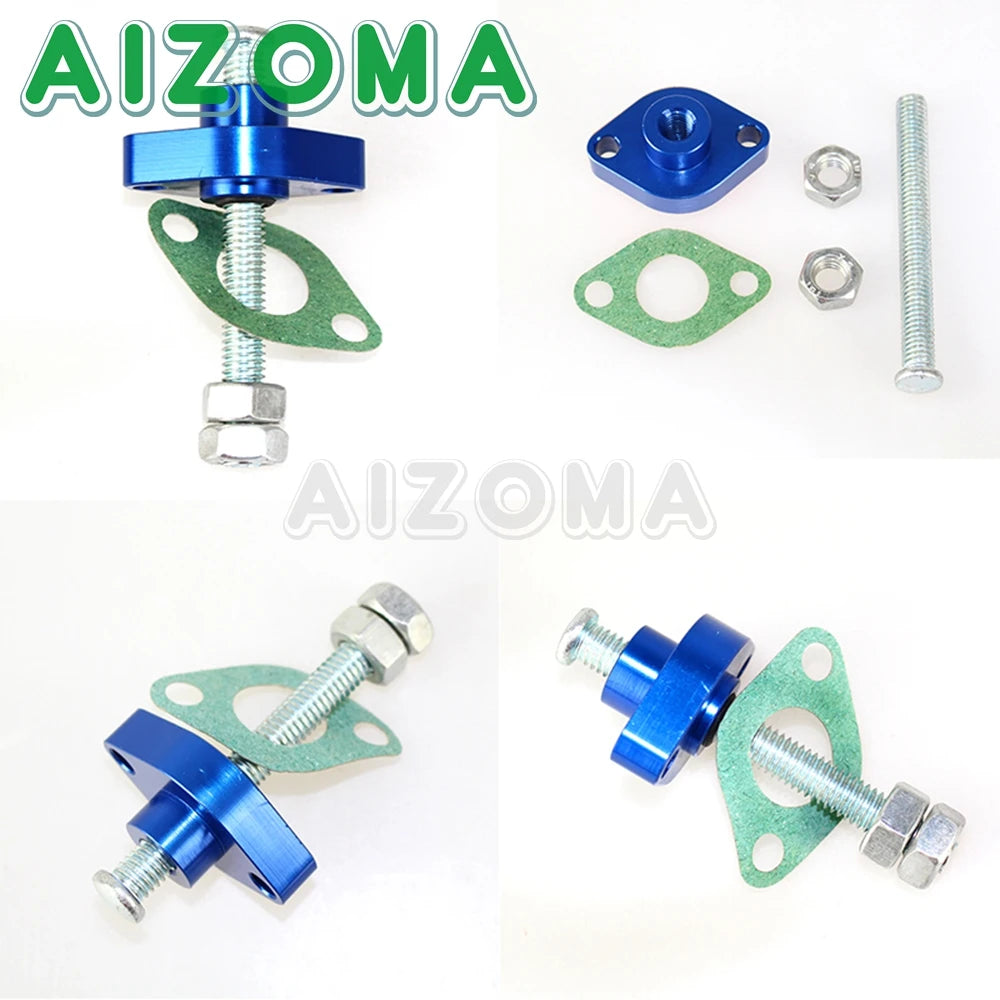 CNC Manual Cam Timing Chain Tensioner For Kawasaki Yamaha ATV Off-Road KLX KL WR YZ TTR XT Street KZ EN VN ZR ZX YZF FZX FZR FZ6