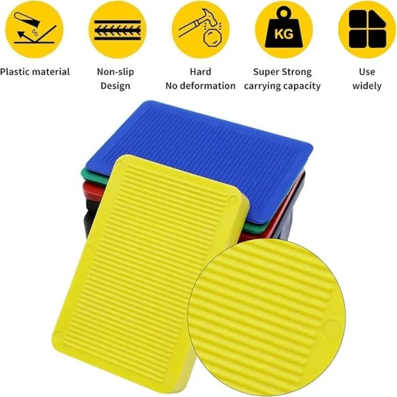 80 Pcs Plastic Tile Spacers,PP Material 4 Sizes Cross Spacers for Wall and Floor Tile Installation - Leveling Spacers Wedges Kit