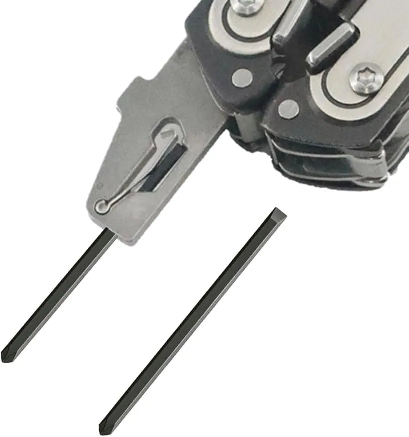 2 Pack S2 Steel Double-Ended Phillips & Flat Eyeglass Bits Replacement Kit Fit for Leatherman