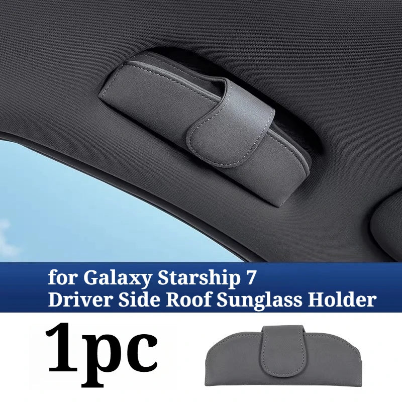 For Geely Galaxy Starship 7 EMi Car Sunglass Holder, Roof Handle Sunglasses Clip Interior Accessories