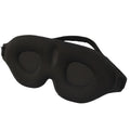 Black 3D Full Shading Sleep Eye Mask Relaxing Zero Pressure Soft Breathable Nap Mask To Relieve Eye Fatigue Stable Sleep Masks