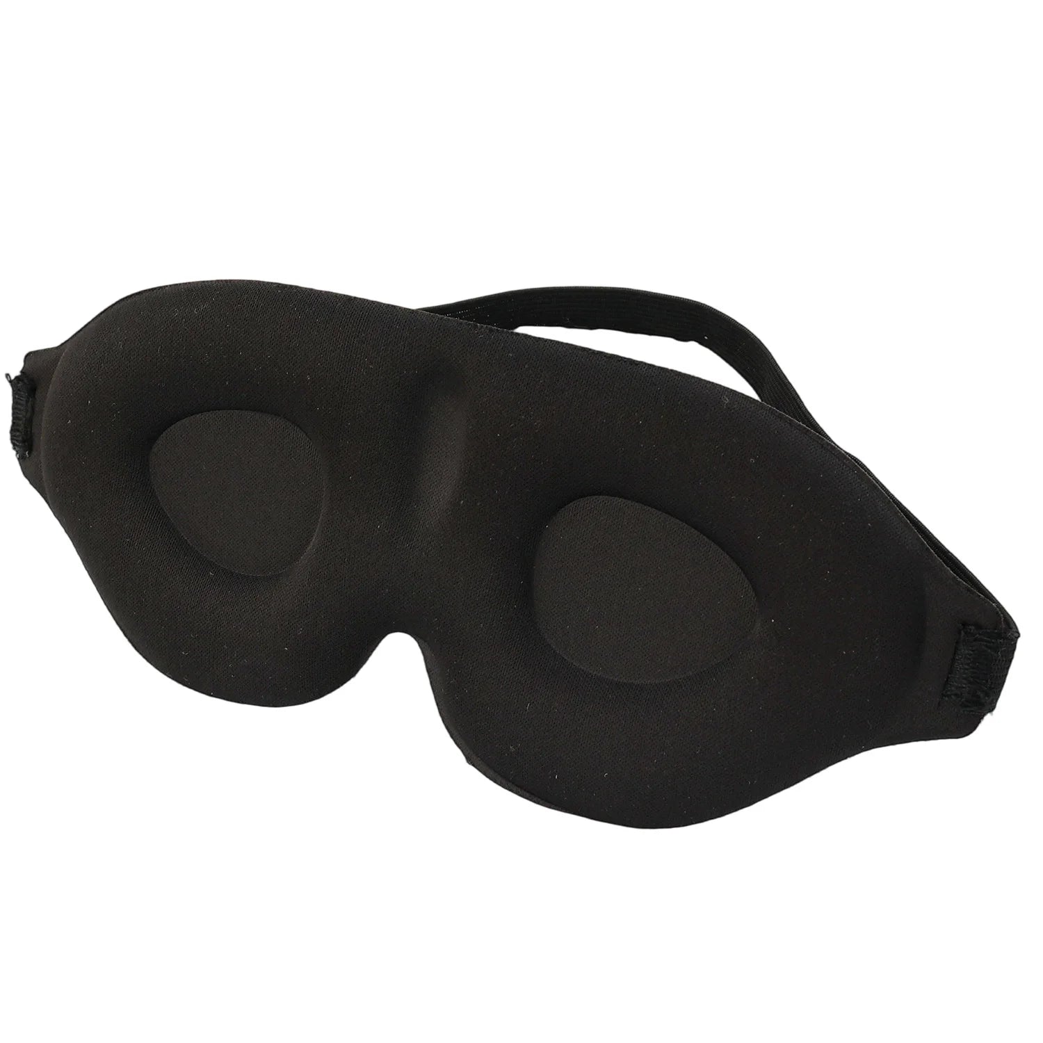 Black 3D Full Shading Sleep Eye Mask Relaxing Zero Pressure Soft Breathable Nap Mask To Relieve Eye Fatigue Stable Sleep Masks