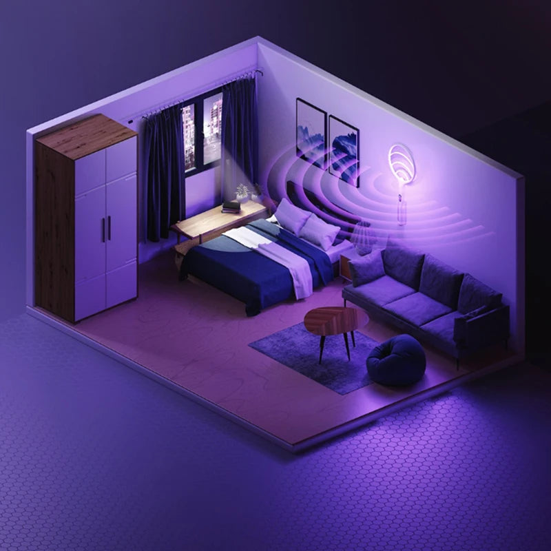 2025 Qualitell Mosquito Swatter E3 With Smart LED Power Display Killer Lamp Wall-mounted Repellent Lamp Rechargeable 2000mAh