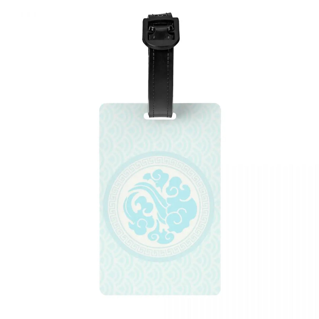 Custom Mo Dao Zu Shi Gusu Lan Logo Luggage Tag The Untamed TV Show Travel Bag Suitcase Privacy Cover ID Label