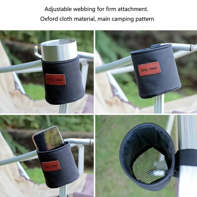 Bike Cup Holder Oxford Cloth Water Bottle Holder for Bike Scratch-resistant Water Bottle Holder Outdoor Camping Cup Set for Bike